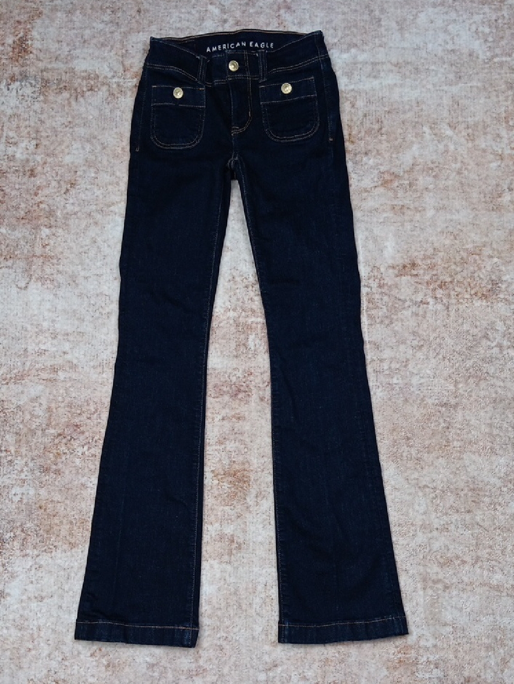 American Eagle Kick Boot Dark Wash Jeans